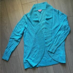 Lilly Pulitzer Blue Cardigan Sweater with